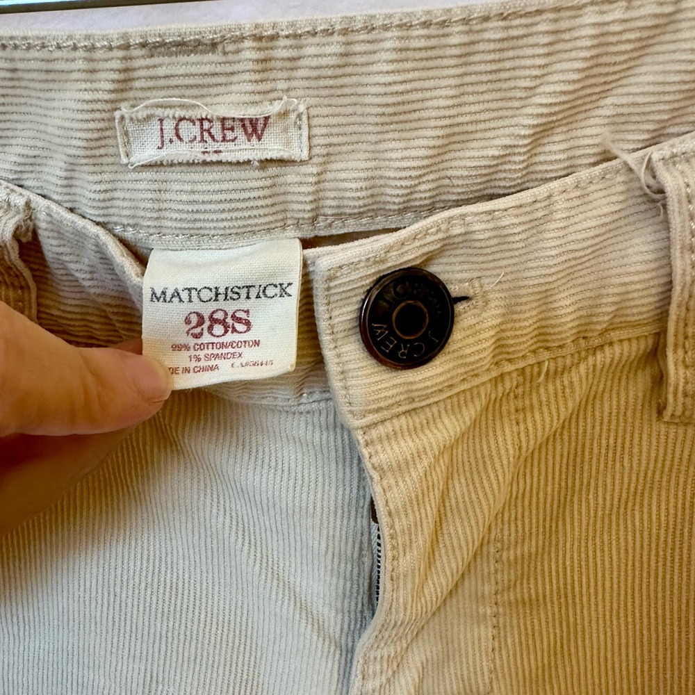JCrew Corderoy Pants.